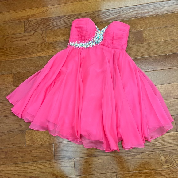 NWT Alyce Paris Semi Formal Party Dress WOW 💕PINK💕-Sold Out in Stores & Online - Picture 2 of 9
